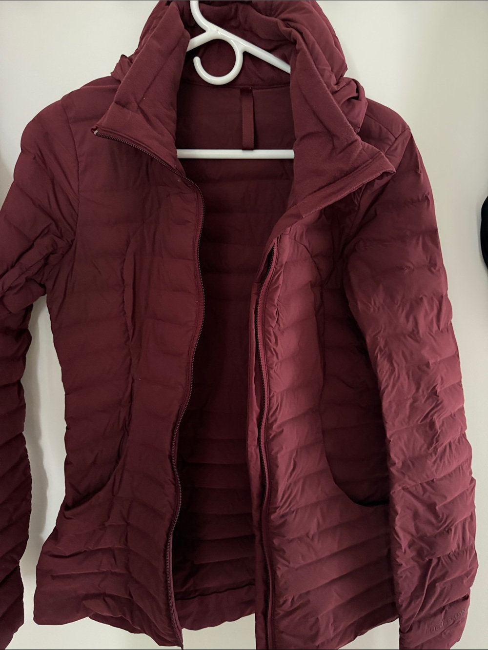 lululemon athletica Quilted Puffer Jacket in Burgundy